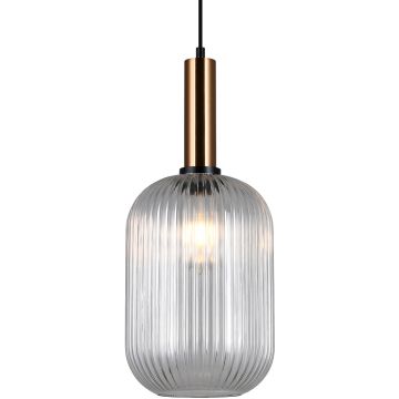 Italux ANTIOLA PND-5588-1L-BRO+CL Pendelleuchte 1x40W/E27 IP20