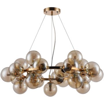 Italux CABELLA PND-5252-25-GD-CGN Suspension 25x28W/G9 IP20
