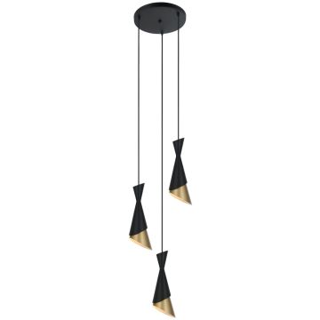 Italux MALIA PND-85949-3 BK+GD Suspension 3x40W/E27 IP20