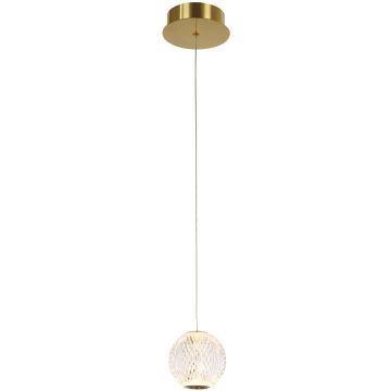 Italux ROSARIO PND-12220121-1A-GD Suspension 1x4,2W/LED 3200K 280LM IP20