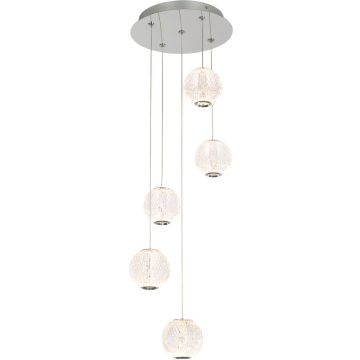 Italux ROSARIO PND-12220121-5A-CR Suspension 5x21W/LED 3200K 1400LM IP20