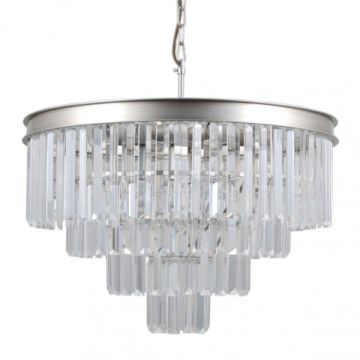 Italux VERDES PND-44372-8A-SLVR-BRW Pendelleuchte 8x40W/E14 IP20