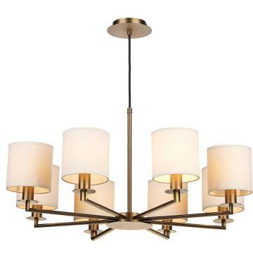 Dar Lighting TYLER TYL0863 Kronleuchter 8x40W/E14