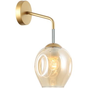 Italux BORGO WL-30843-1 GD+AMB Applique murale 1x40W/E27 IP20
