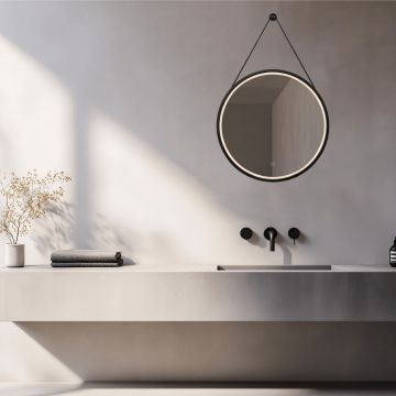 Zambelis MIRROR WITH LED 25387 Miroir 15W/led 3000-4000K 1012-1210lm IP44