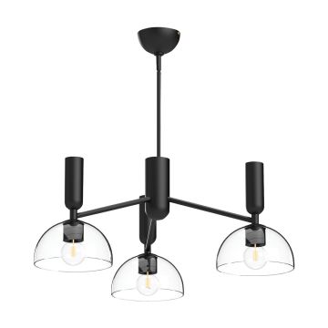 Elstead Lighting Jude ALM-JUDE3-MB-CL Lustre 3x60W/E27 IP20