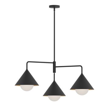 Elstead Lighting Remyck ALM-REMYCK3-BK Lustre 3x60W/E27 IP20