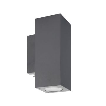 Norlys SANDVIK 1731GR Wandleuchte 2x3.9W/GU10 2700K 530LM IP65