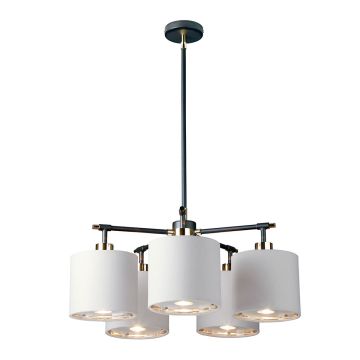 Elstead Lighting Balance BALANCE5-BKPN Kronleuchter 5x60W/E27