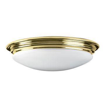 Elstead Lighting Brompton BATH-BROMPTON-F-PB Plafonnier 1x10W/GX53 IP44
