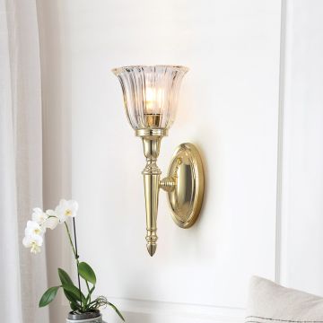Elstead Lighting DRYDEN BATH-DRYDEN1-PB Applique murale 1x40W/G9 IP44