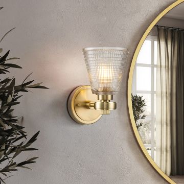 Elstead Lighting Gunnislake BATH-GUNNIS1-BB Wandleuchte 1x3.5W/G9 IP44
