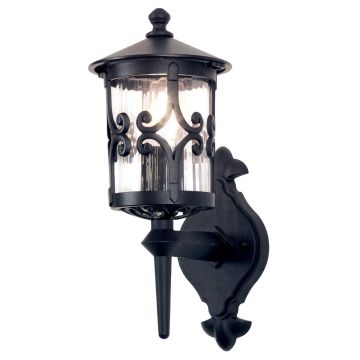 Elstead Lighting HEREFORD BL10-BLACK Applique murale 1x60W/E27 IP23