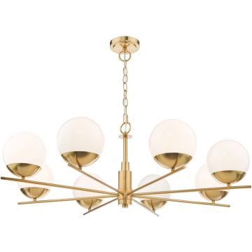 Dar Lighting Bombazine BOM0835 Kronleuchter 8x40w/e14