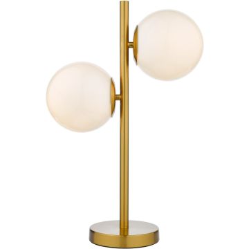 Dar Lighting Bombazine BOM4235 Tischleuchte 2x40w/e14