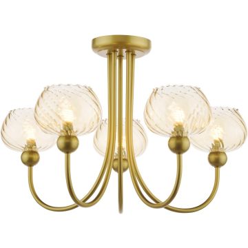 Dar Lighting Cognac COG0535 Deckenlampe 5x40w/G9 ip20