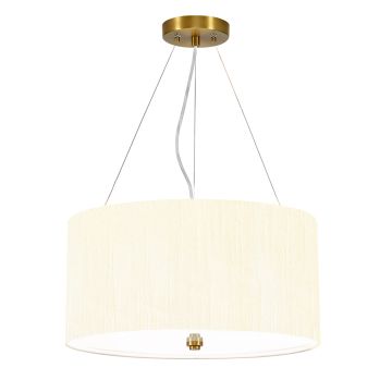 Designer’s Lightbox Pearce DL-PEARCE18-3LT-IV-AB Suspension 3x60W/E27