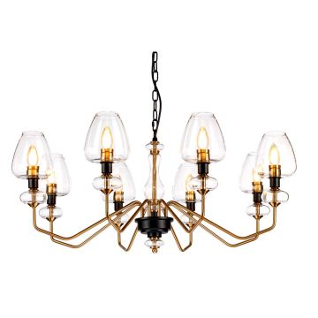 Elstead Lighting ARMAND DL-ARMAND8-AB Lustre 8x40W/E14