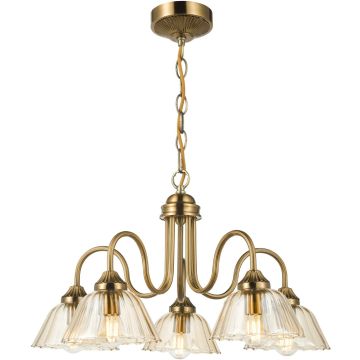 Dar Lighting Erika ERI0563 Pendelleuchte 5x40w/E14