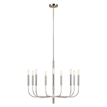 Feiss BRIANNA FE-BRIANNA9-PN Kronleuchter 9x60W/E14