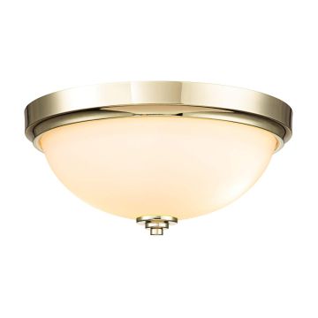 Feiss Malibu FE-MALIBU-F-BATH-PB Plafonnier 2x60W/E27 IP44
