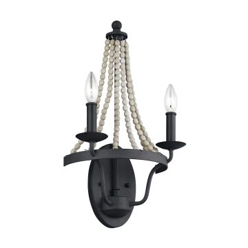 Feiss Nori FE-NORI2-DWZ Applique murale 2x40W/E14