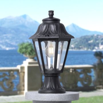 Fumagalli Mikrolot FMG-MIKROLOT-ANNA-BLK Lampe sur pied 1x23W/E27 IP55