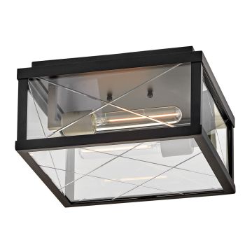 Hinkley Monte HK-MONTE-F-BK Deckenlampe 2x40W/E27 ip44