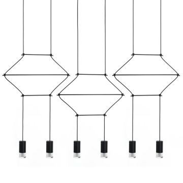 King Home FLUSSO LINE JD0032-6P Suspension 6x3W/G9 3000K 1440LM IP20
