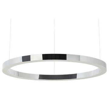 King Home RING JD8169-100.SILVER Suspension 1x75W/LED 3000K 6000LM IP20