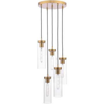 Dar Lighting Jodelle JOD0563 Suspension lumineuse 5x40w/e27