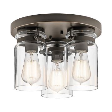 Kichler BRINLEY KL-BRINLEY-F-OZ Plafonnier 3x60W/E27