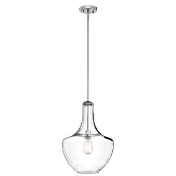 Kichler EVERLY KL-EVERLY-P-M-CH Suspension 1x60W/E27
