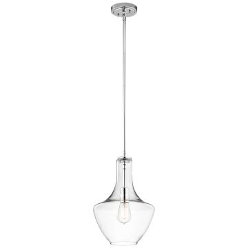 Kichler EVERLY KL-EVERLY-P-S-CH Suspension 1x60W/E27