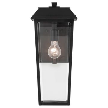 Kichler Mathus KL-MATHUS2-M-BK Applique murale 1x60W/E27 ip44