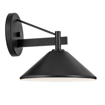 Kichler Ripley KL-RIPLEY2-M-BK Applique murale 8W/LED 3100K 813lm ip44