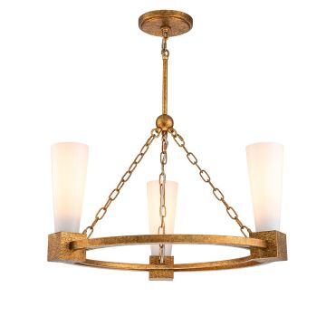 Elstead Lighting Kristy KRISTY3-DG-OPAL Kronleuchter 3x40W/E27 IP20