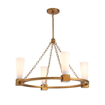 Elstead Lighting Kristy KRISTY4-DG-OPAL Kronleuchter 4x40W/E27 IP20