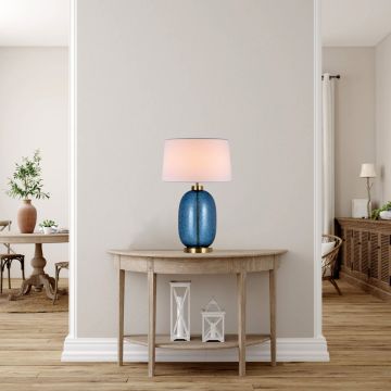 Light Prestige Amur LP-919/1T blue Tischleuchte 1x60W/E27 IP20