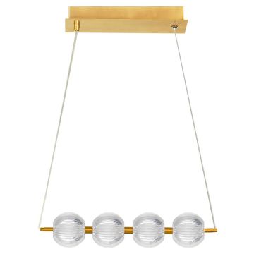 Light Prestige Brillant LP-3303/4L GD Suspension lumineuse 4x20W/LED 3000K|4000K|6000K 1530lm IP20