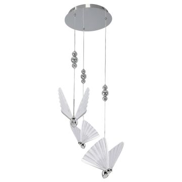 Light Prestige Mariposa LP-1715/3P CH Pendelleuchte 3x24W/LED 3000K|4000K|6000K IP20