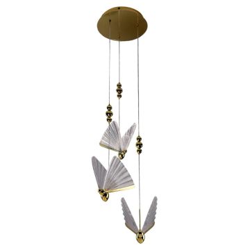 Light Prestige Mariposa LP-1715/3P Pendelleuchte 3x24W/LED 3000K|4000K|6000K IP20
