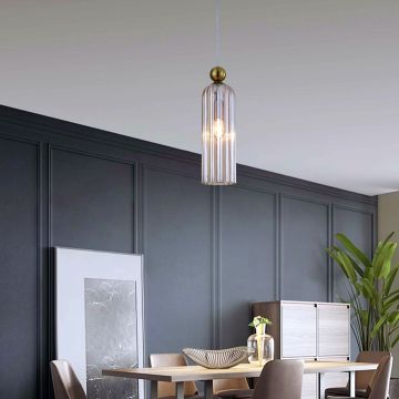 Light Prestige Piega LP-939/1P amber Pendelleuchte 1x40W/E14 IP20