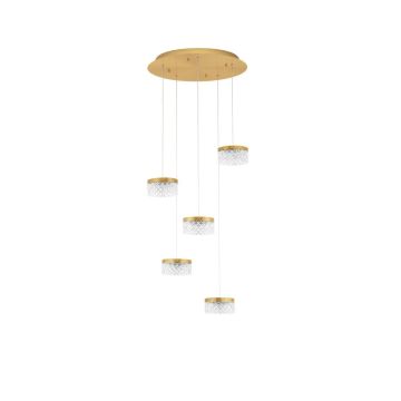 Luces Exclusivas MINEROS LE44582 Suspension lumineuse 5x32W/led 3000k IP20 1993lm