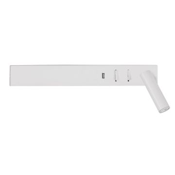 Luces Exclusivas ZARATE LE42220 Applique murale 1x5W+3W/led 3000k IP20 560lm
