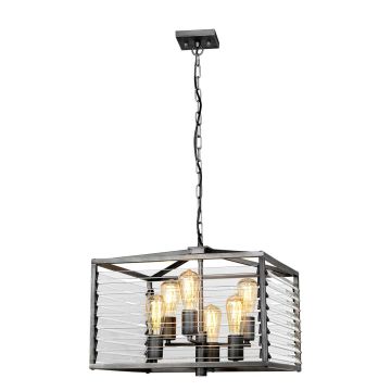 Elstead Lighting Louvre LOUVRE-6P Pendelleuchte 6x60W/E27