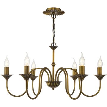 Dar Lighting Lydian LYD0663 Kronleuchter 6x40w/E14