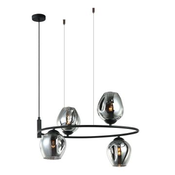 Italux ROXANE MDM-4046-4 BK+SG Suspension 4x40W/E27 IP20
