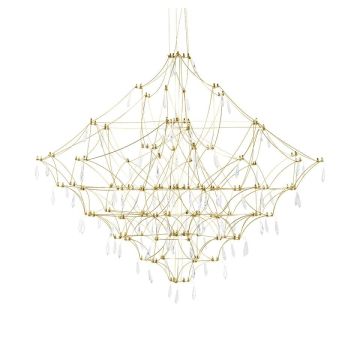 King Home CONSTELATION GOLD MSE1501100127 Suspension 72x72W/LED 3000K 2880LM IP20