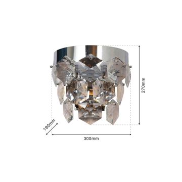 Milagro GRACE ML6934 Applique murale 2x40W/E14 IP20